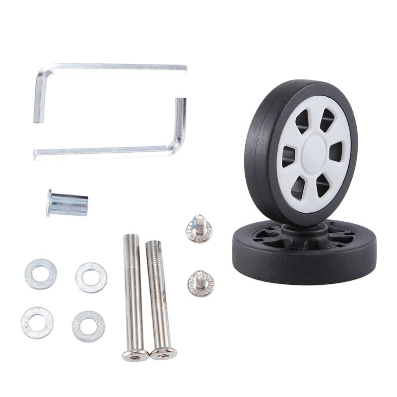 Caster Wheel - Abqr 55x12mm rodas de bagagem substituição