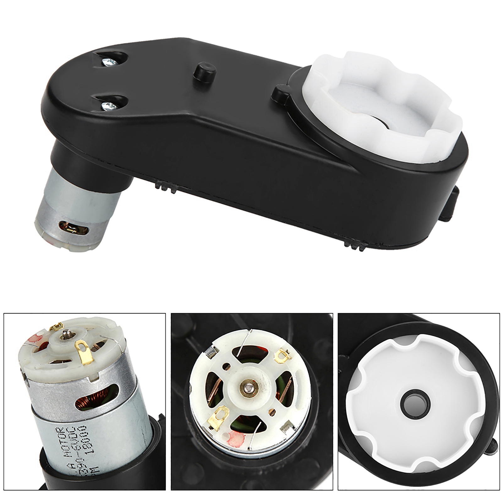 Geared Motor - Caixa de engrenagens para carro infantil,