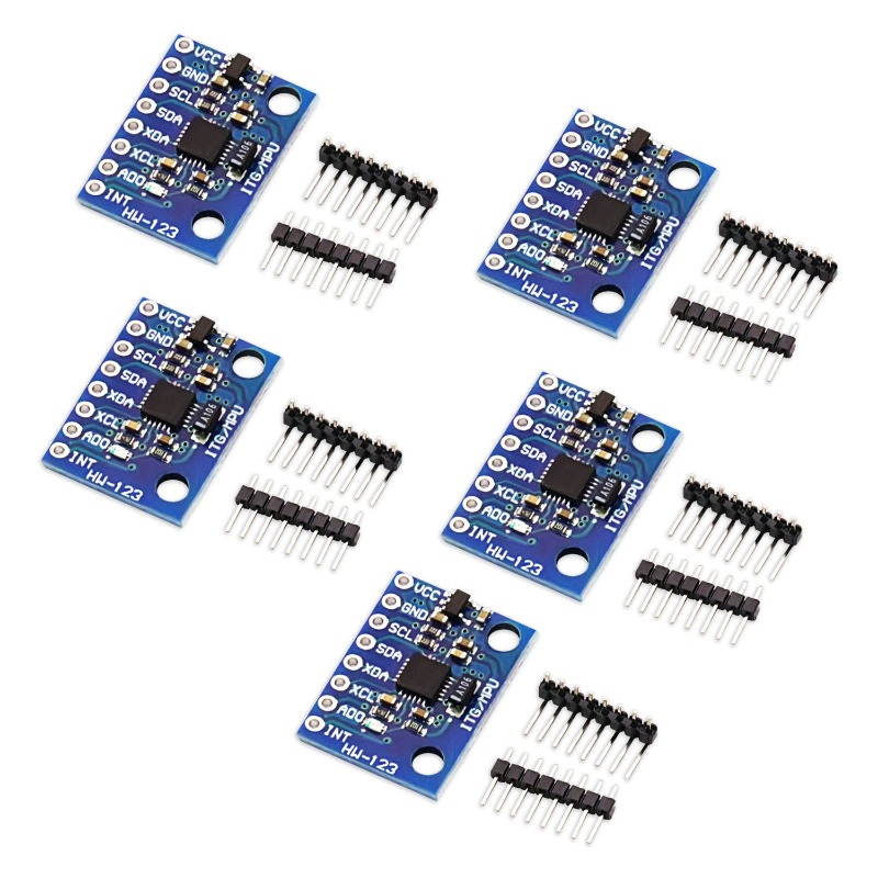 Accelerometer Mpu6050 - 5 Peças Módulo Acelerômetro e Giroscópio