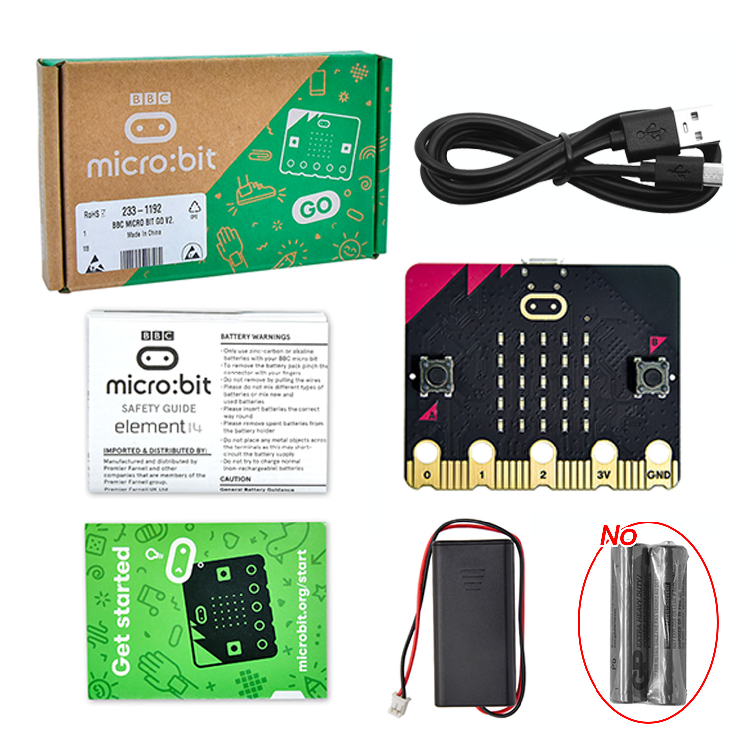 Microbit Robot - Placa de desenvolvimento BBC Micro Bit