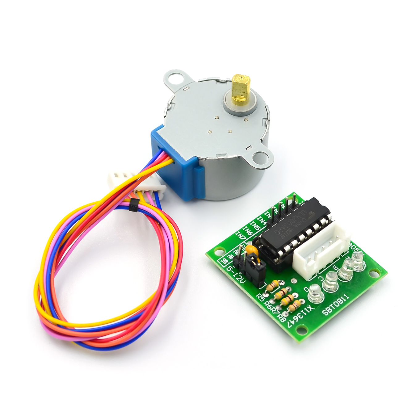 28Byj-48 - Motor de Passo 5V 28BYJ-48 +
