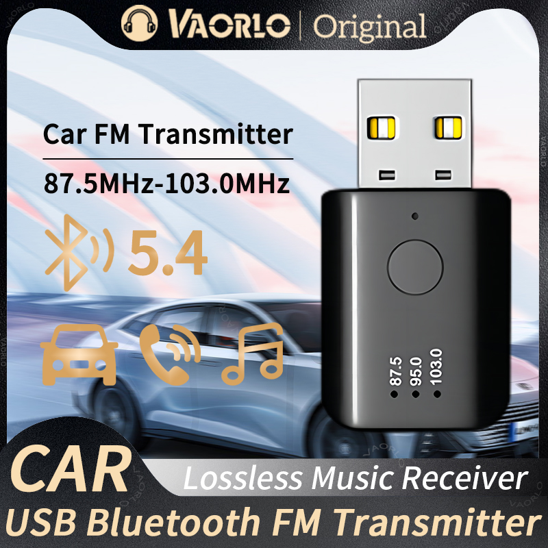 Robot Bluetooth Car - Bluetooth 5.4 transmissor fm com microfone
