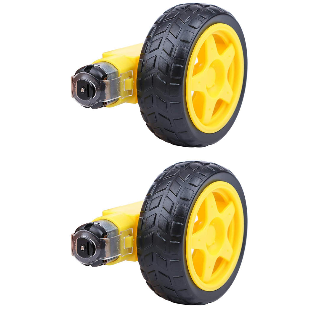Microbit Robot - Motor tt com cabos, motor dc