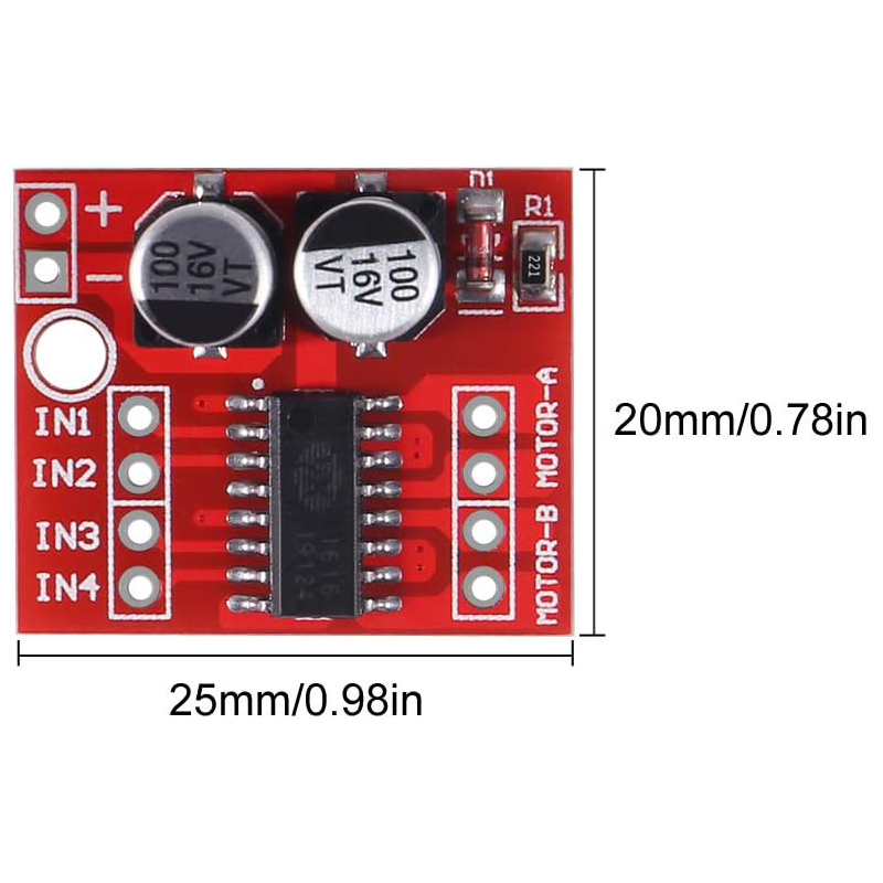 Módulo de driver de motor dc m - L298N Module avaliação e preço
