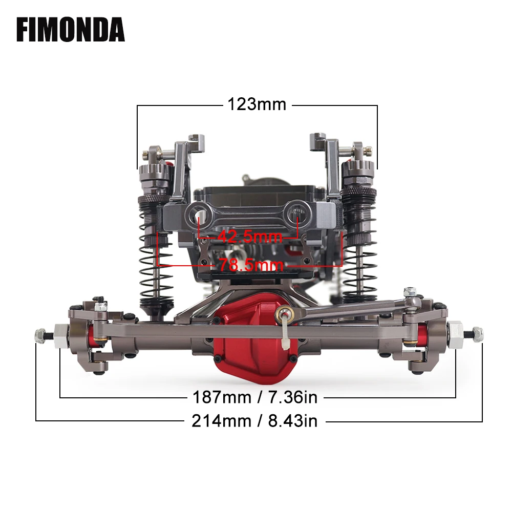 FIMONDA-RC Crawler Metal Chass - Robot Car Kit avaliação e preço