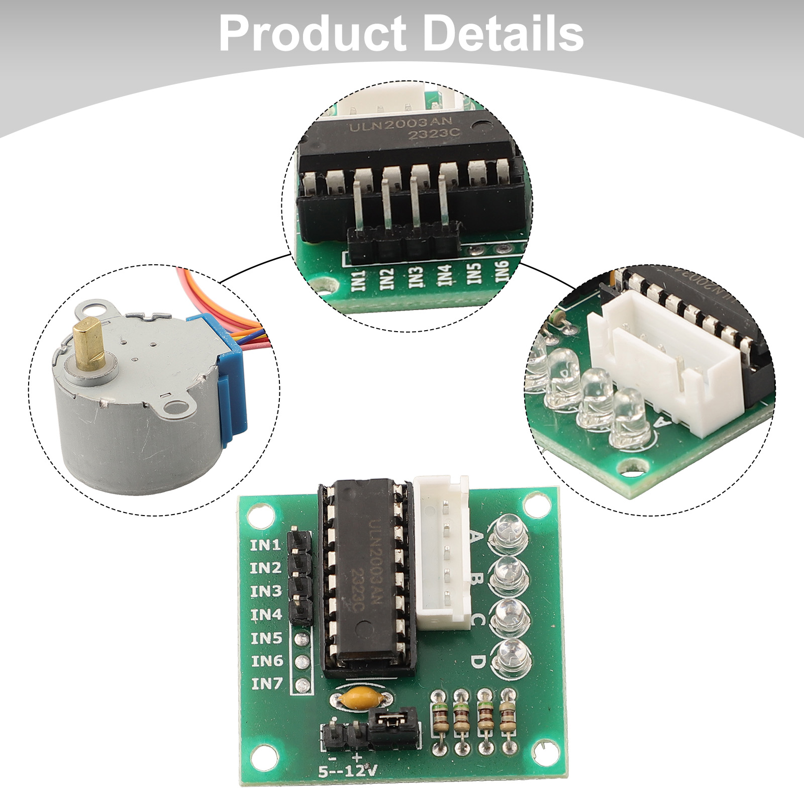 Motor de Passo de 4 Fases 5V 2 - Uln2003 Driver avaliação e preço