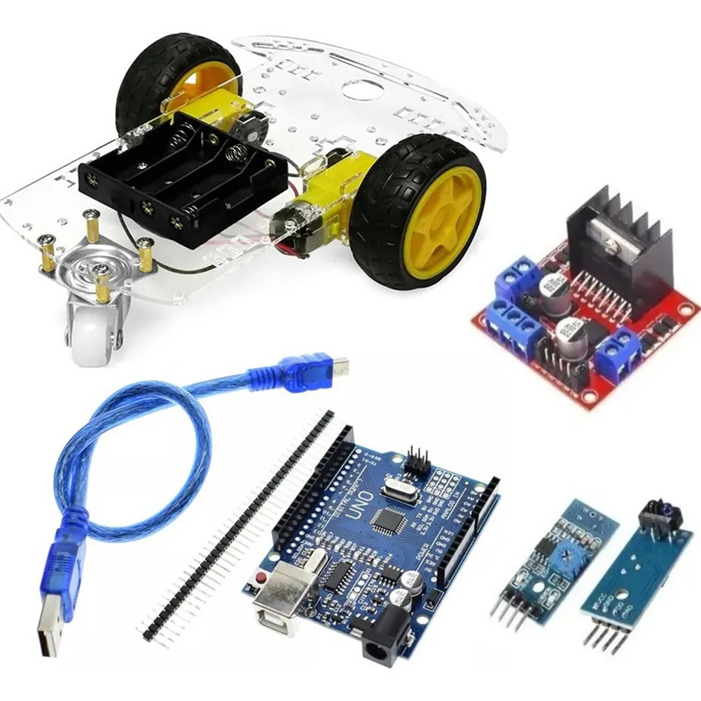 Kit de Carro Inteligente CLCU  - L298N Module avaliação e preço