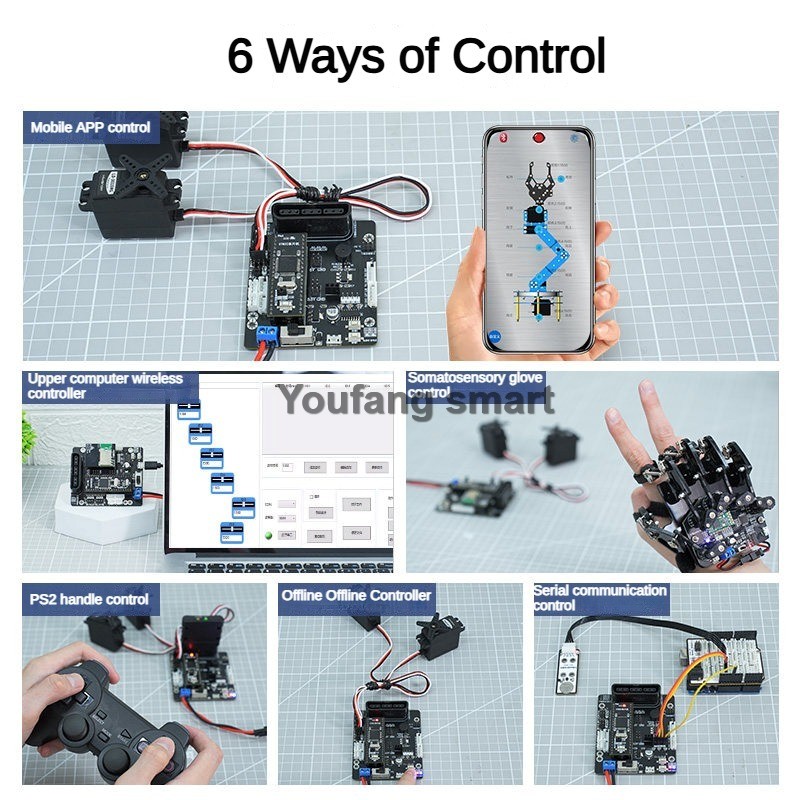 Controlador de Servo PWM de 6  - Stm32 Robot avaliação e preço