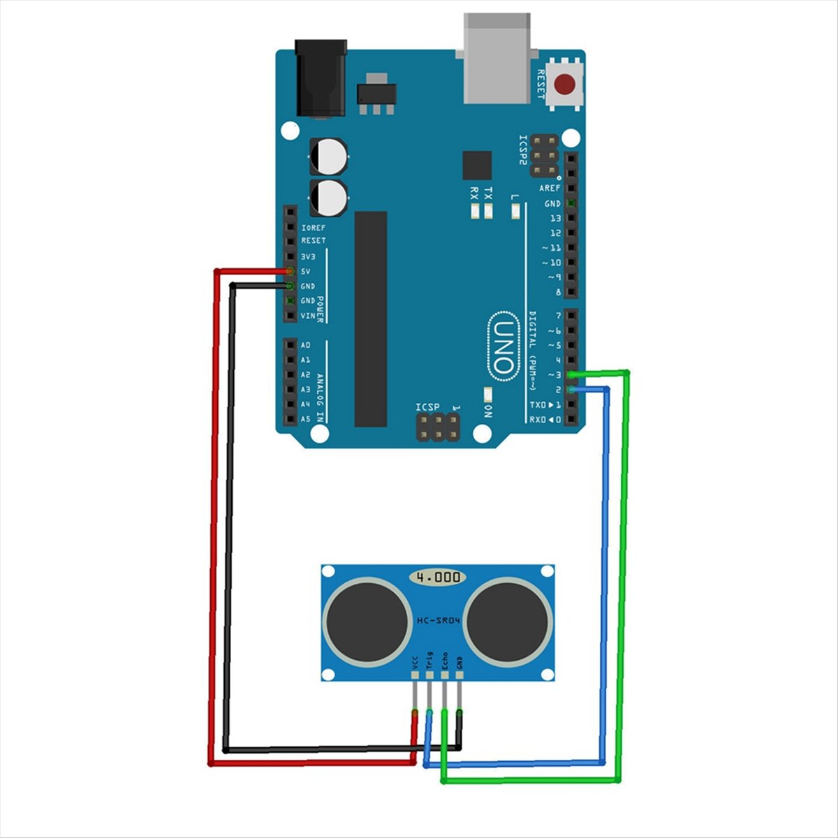 Módulo Ultrassônico ABGN 1Pcs  - Ultrasonic Distance Sensor avaliação e preço