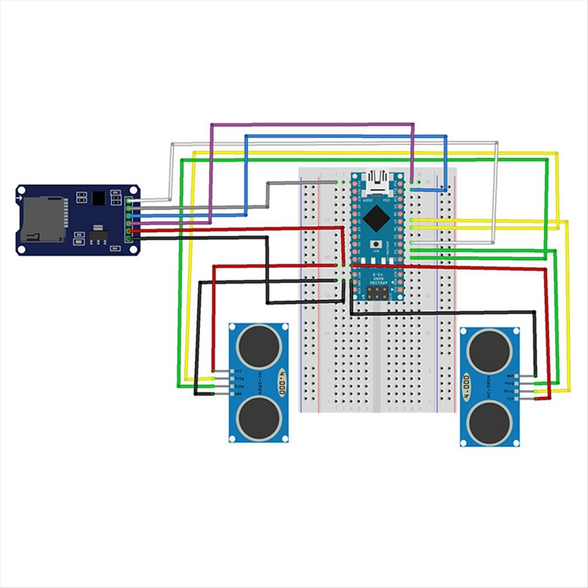Módulo Ultrassônico ABGN 1Pcs  - Ultrasonic Distance Sensor avaliação e preço