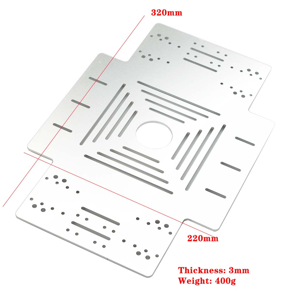Grande placa de metal chassis  - Stm32 Robot avaliação e preço