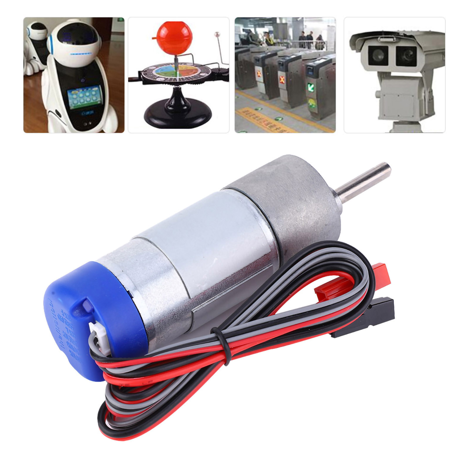 1PC Motor Encoder DC com Escov - Dc Motor 12V avaliação e preço