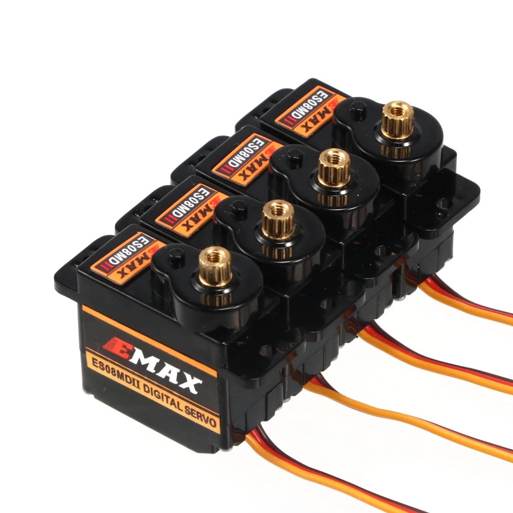 Servo Digital EMAX ES08MDII ES - Sg90 Servo avaliação e preço