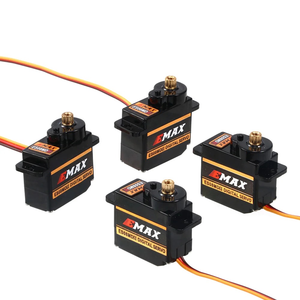 Servo Digital EMAX ES08MDII ES - Sg90 Servo avaliação e preço