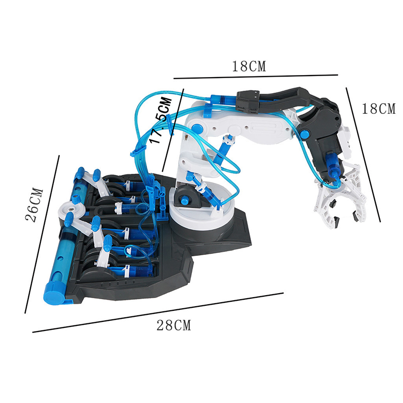 Diy montado braço mecânico hid - Robot Arm Metal avaliação e preço