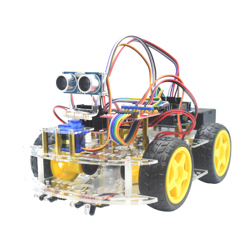 Kit de chassi de carro robô in - Microbit Robot avaliação e preço