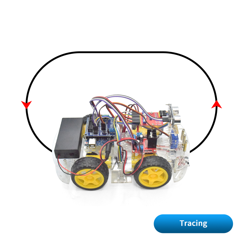 Kit de chassi de carro robô in - Microbit Robot avaliação e preço
