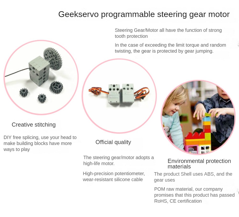 1/2/4PCS Servo Geek de 2KG, Se - Microbit avaliação e preço