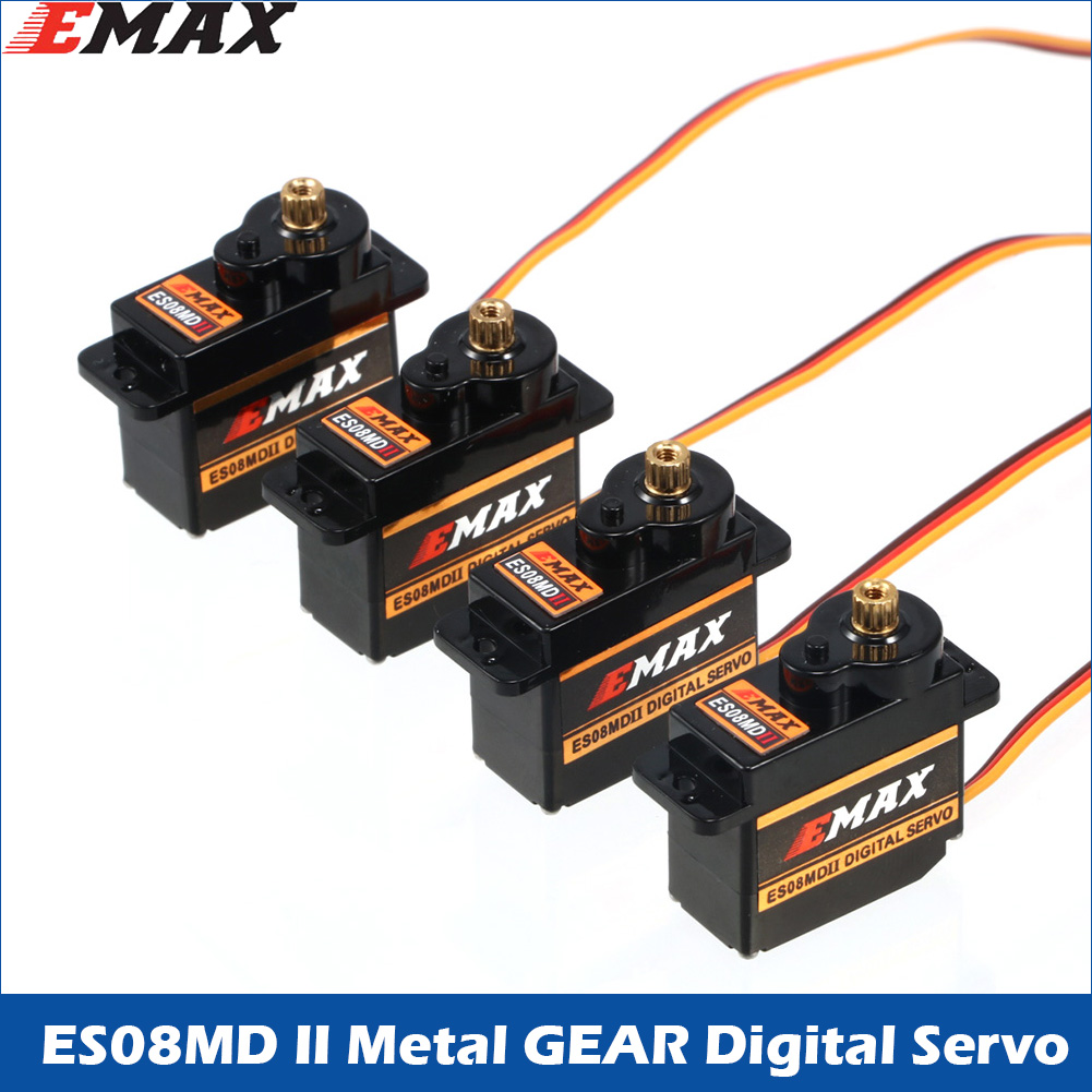 2/4/10pcs EMAX ES08MD II Servo - Sg90 Servo avaliação e preço