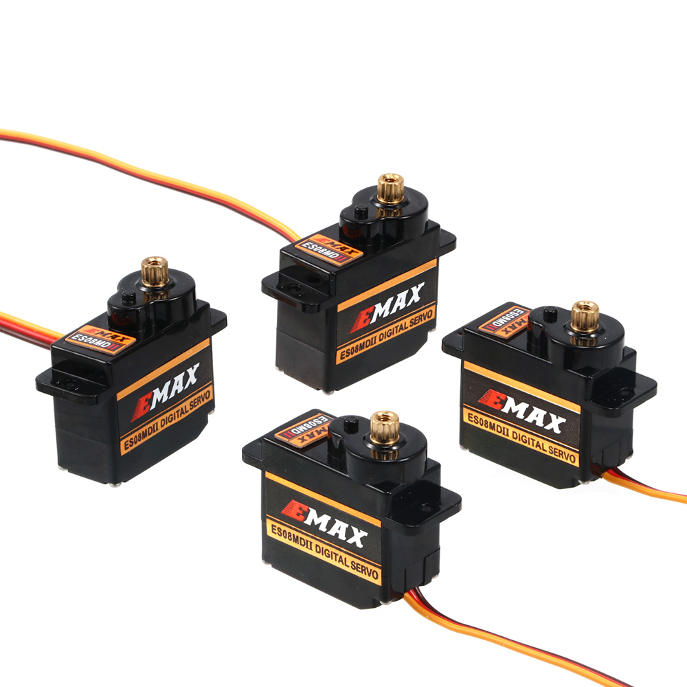 2/4/10pcs EMAX ES08MD II Servo - Sg90 Servo avaliação e preço