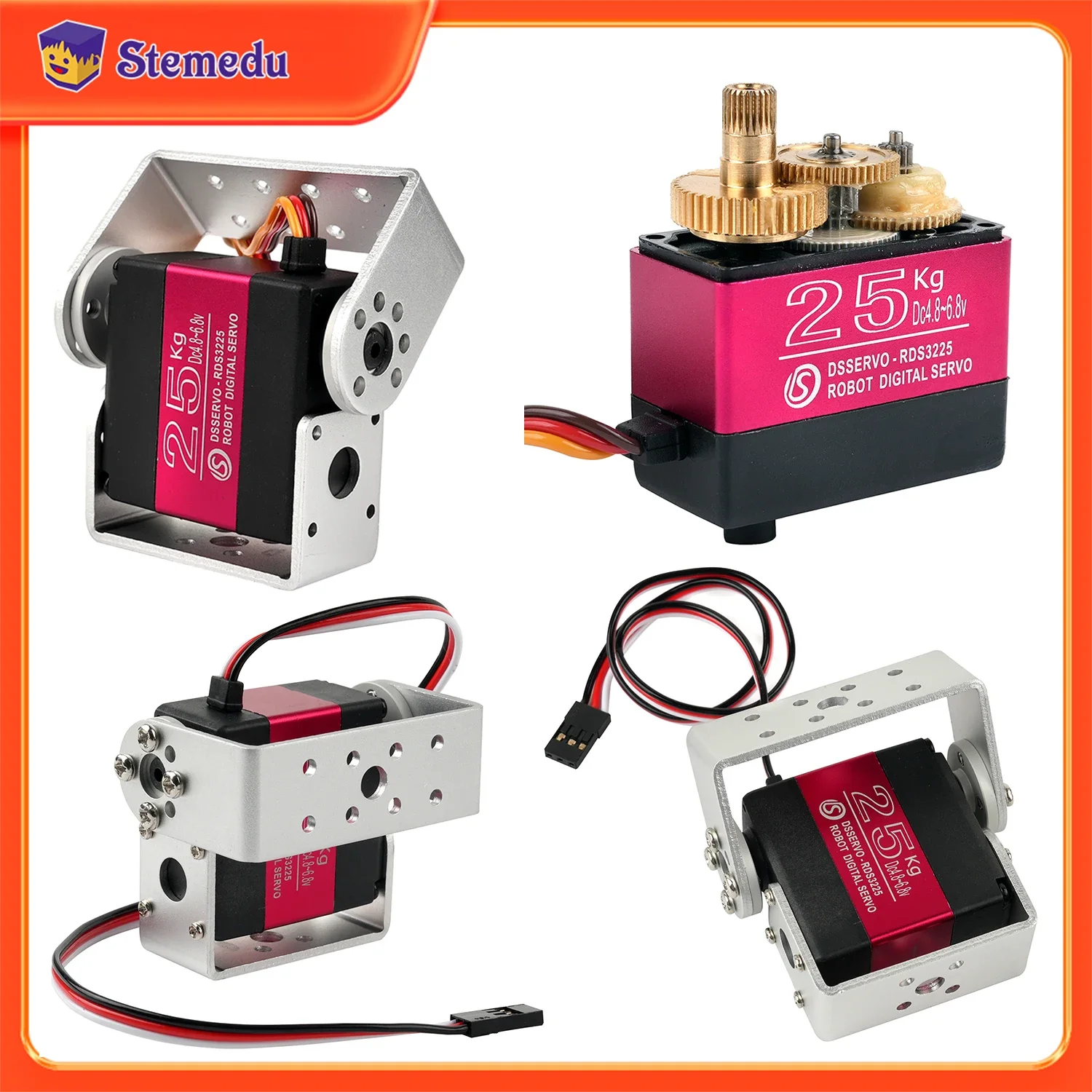 25kg robô digital servo alto t - Servo Bracket avaliação e preço