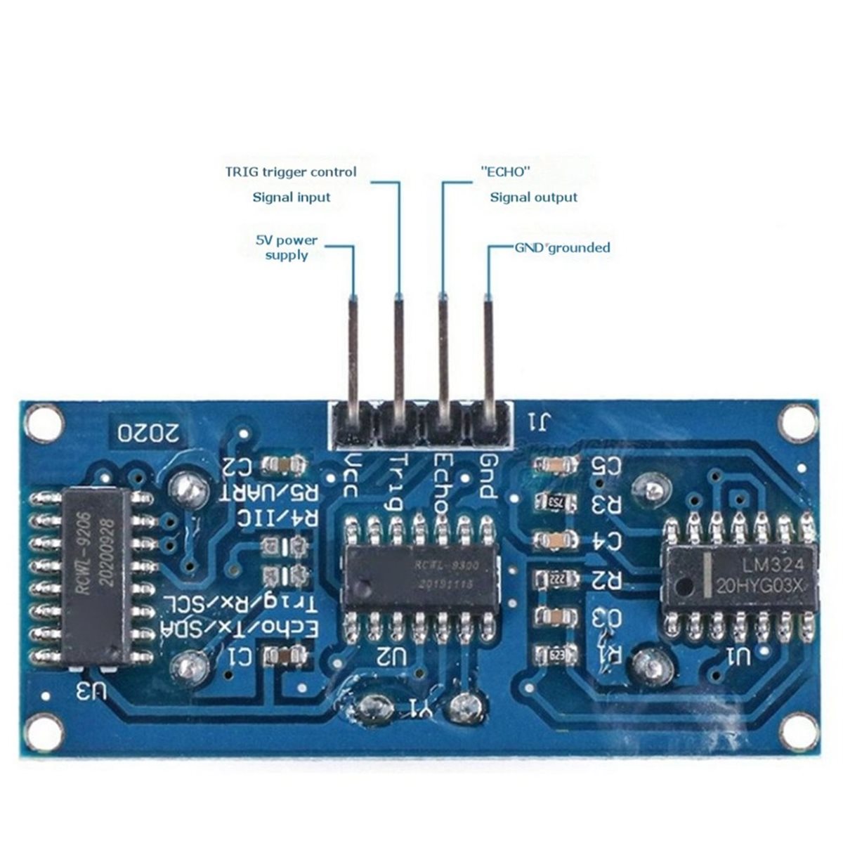 Módulo Sensor Ultrassônico HC- - Ultrasonic Distance Sensor avaliação e preço