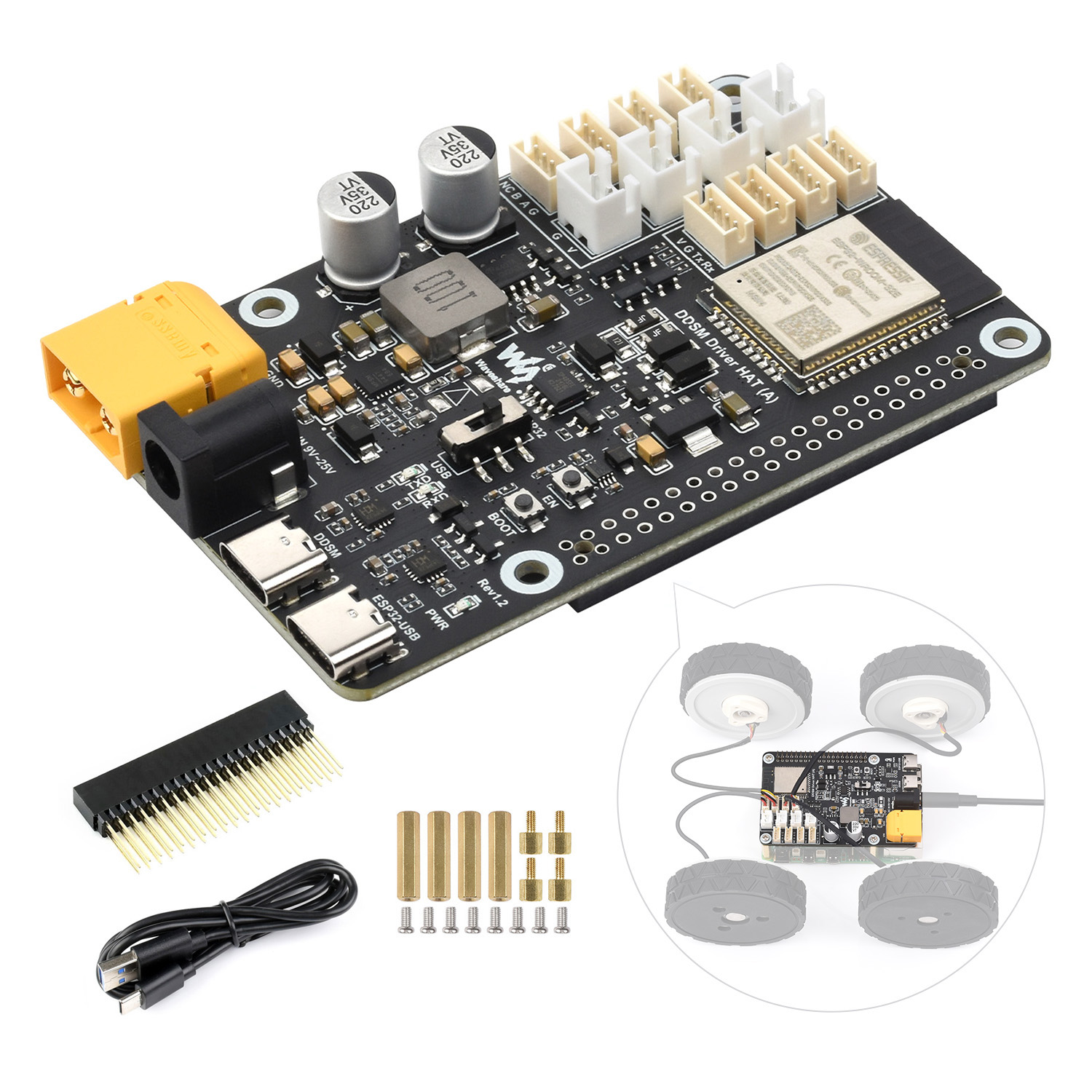 Placa de driver de servo motor - Motor Driver Module avaliação e preço